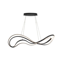 Danza LED Linear Pendant - Matt Black