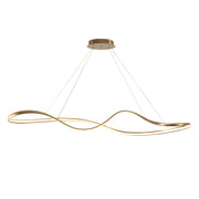 Lia Large LED Linear Pendant - Gold