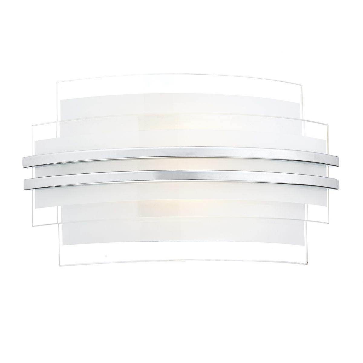 Dar Sector Double Trim LED Wall Bracket Small - Cusack Lighting