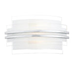 Dar Sector Double Trim LED Wall Bracket Small - Cusack Lighting