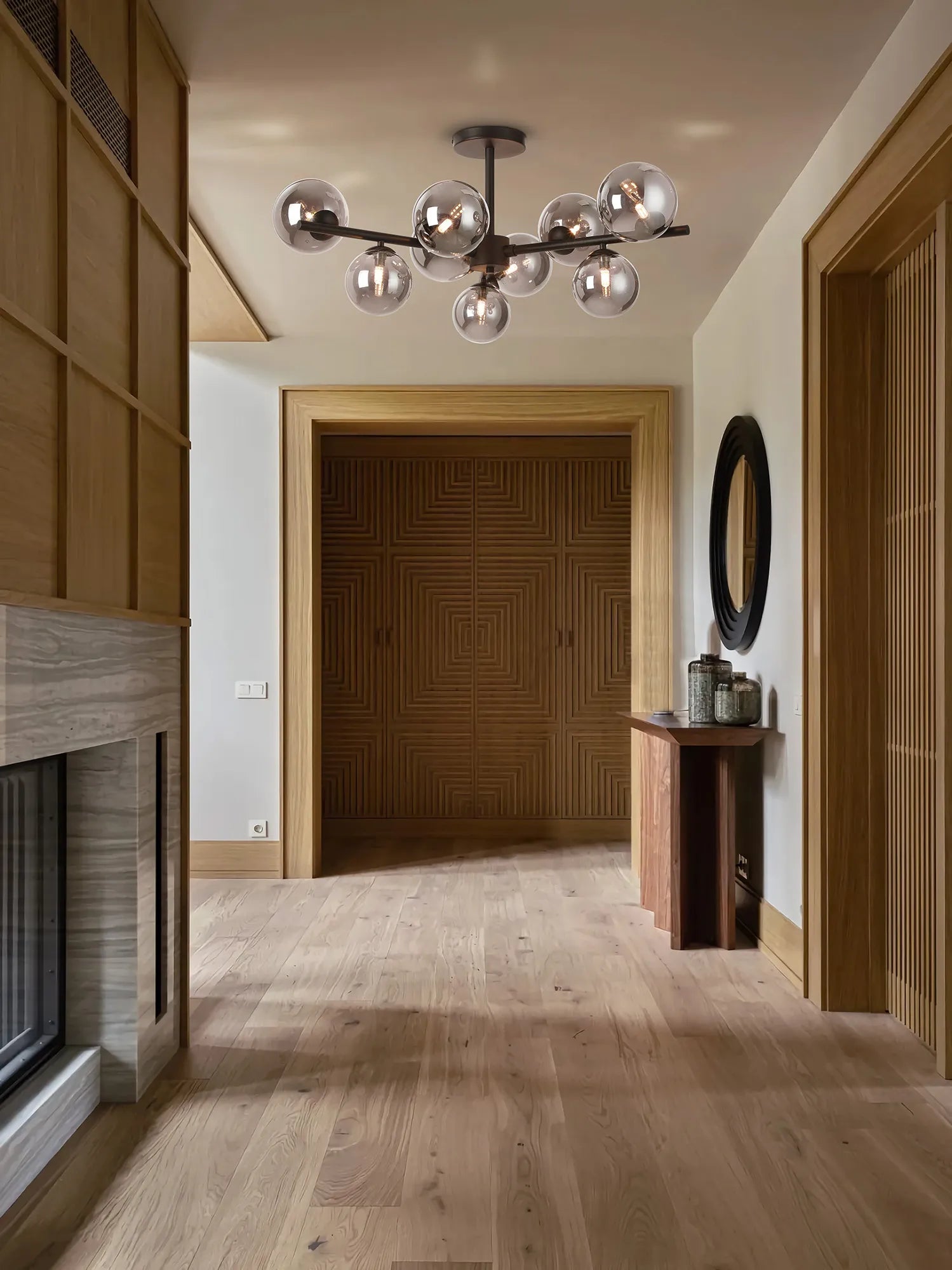 Seville 71.5cm Semi-Flush 3 Arm Ceiling Light, 6 x G9- Various Finishes