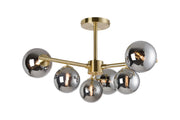 Seville 71.5cm Semi-Flush 3 Arm Ceiling Light, 6 x G9- Various Finishes