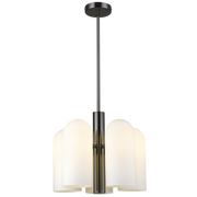 Seoul 5Lt Kitchen Pendant Ceiling Light - Black Finish