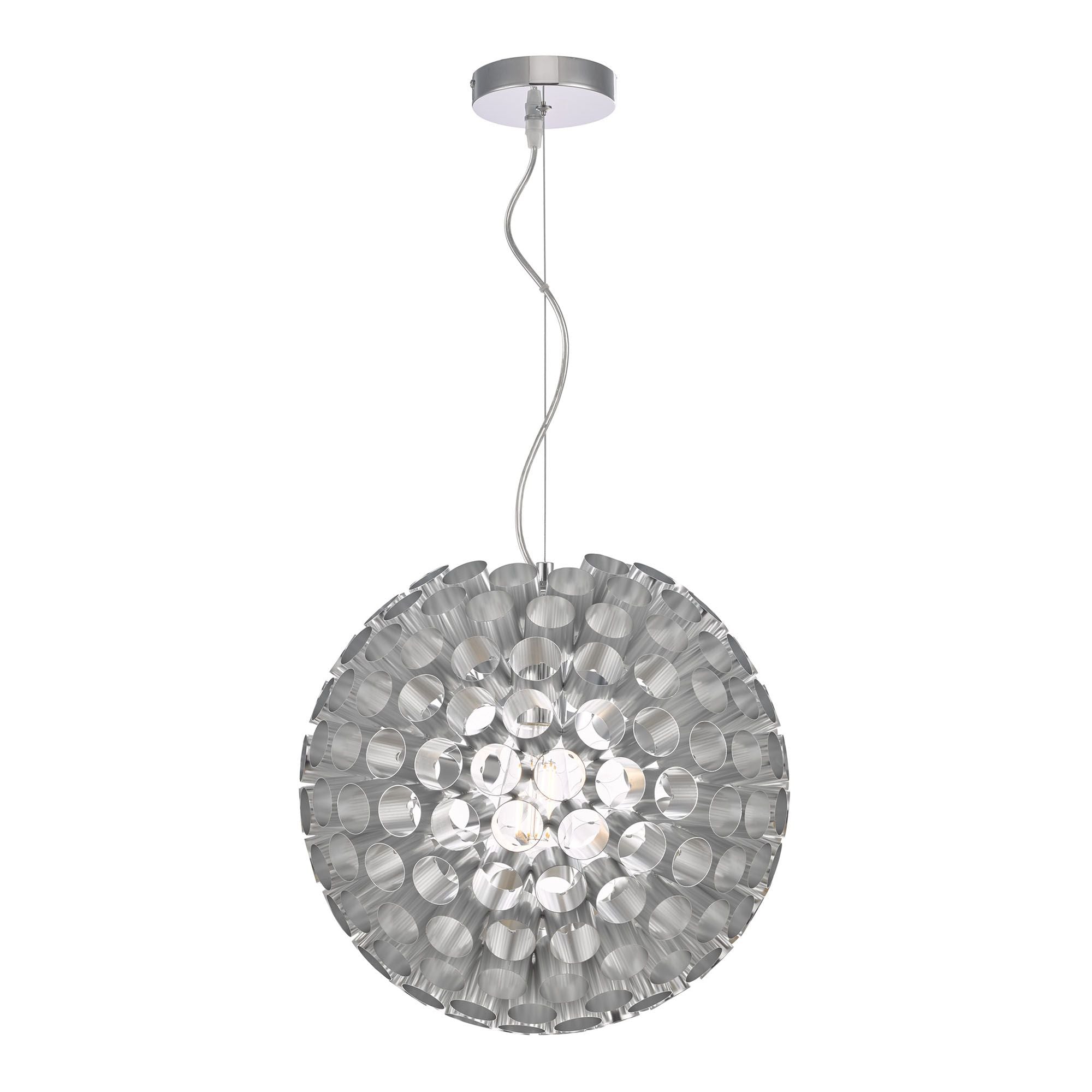 Serafina Small Pendant Brushed Chrome