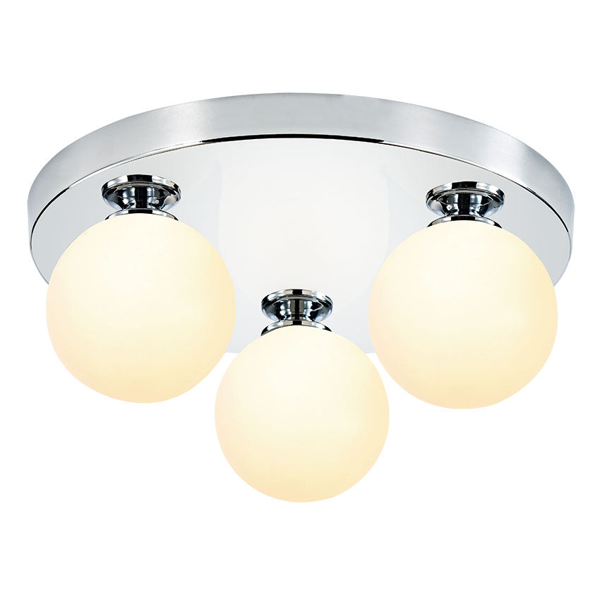 Kayden Semi Flush Bathroom Ceiling Light - Polished Chrome - Promotional Offer