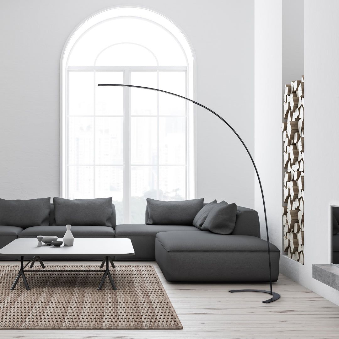 Shanghai Floor Lamp - Black Finish