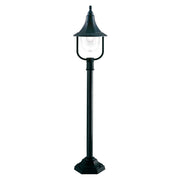 Shannon 1 Light Pillar - Black IP44 E27