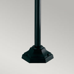 Shannon 1 Light Pillar - Black IP44 E27