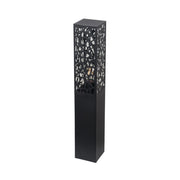 Shelby Black Bollard Light - Small and Large