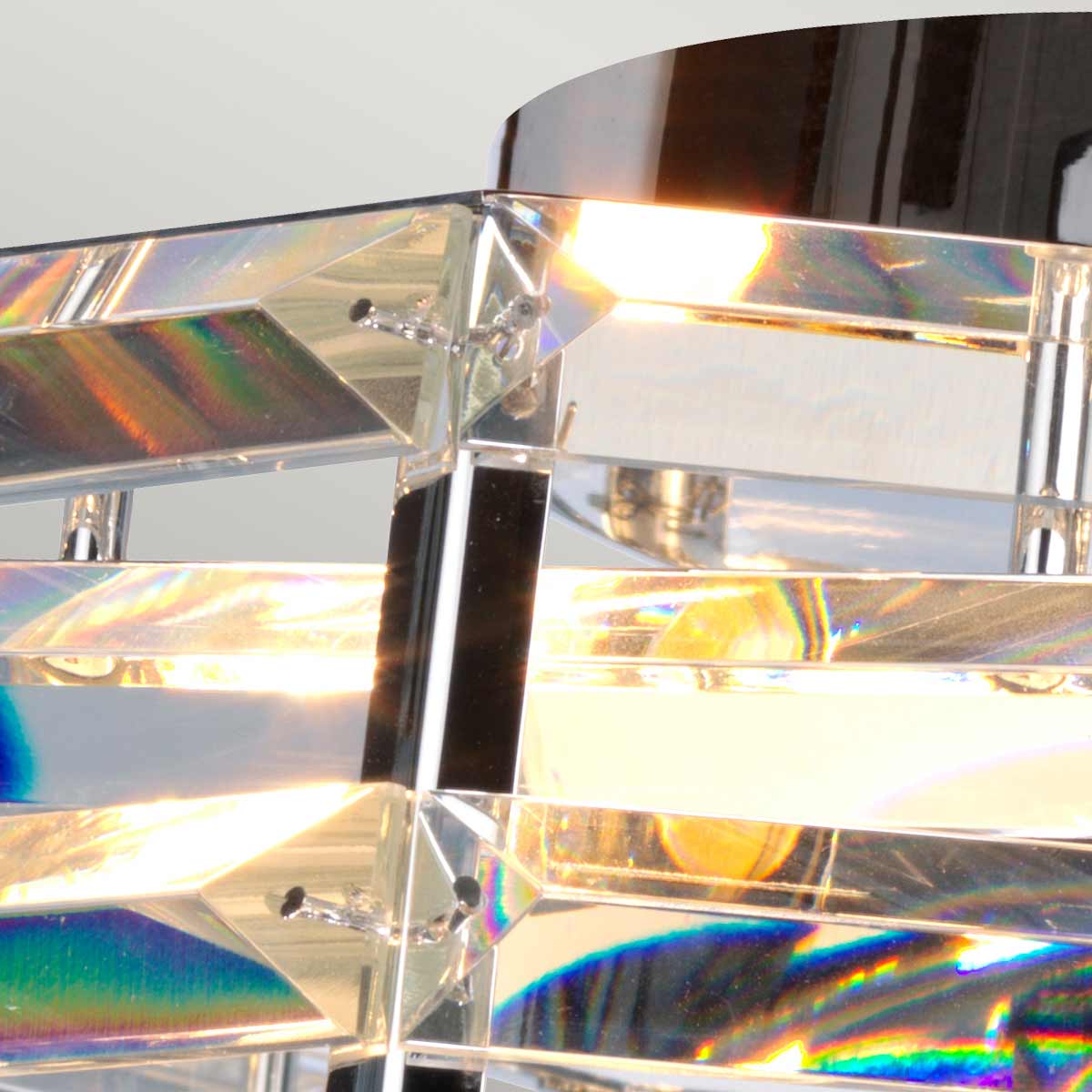 Shoal 4 Light Flush - Polished Nickel E27