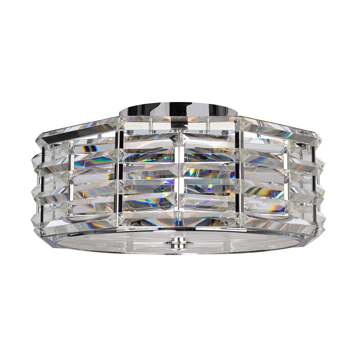 Shoal 4 Light Flush - Polished Nickel E27