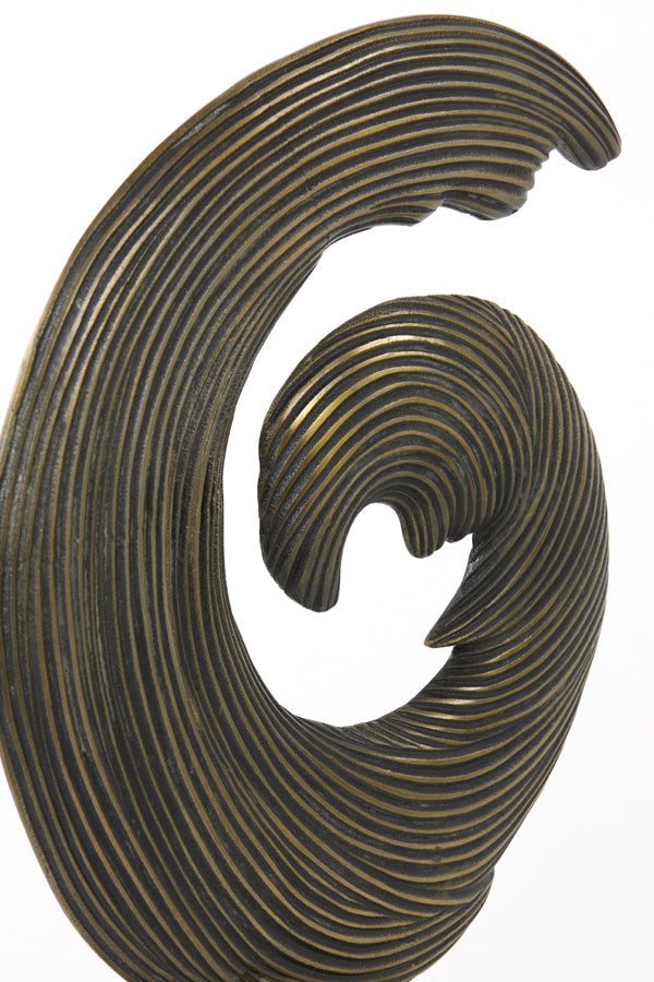 Shwiba Small Ornament on Base - Antique Bronze Finish