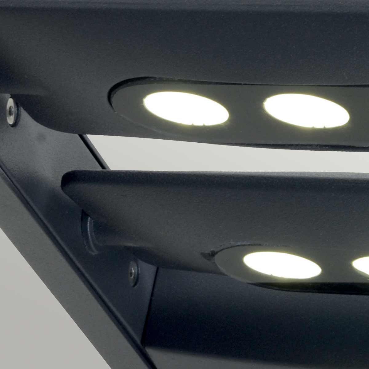 Sigmund 3/6Lt Wall Light - Graphite Integrated LED IP65