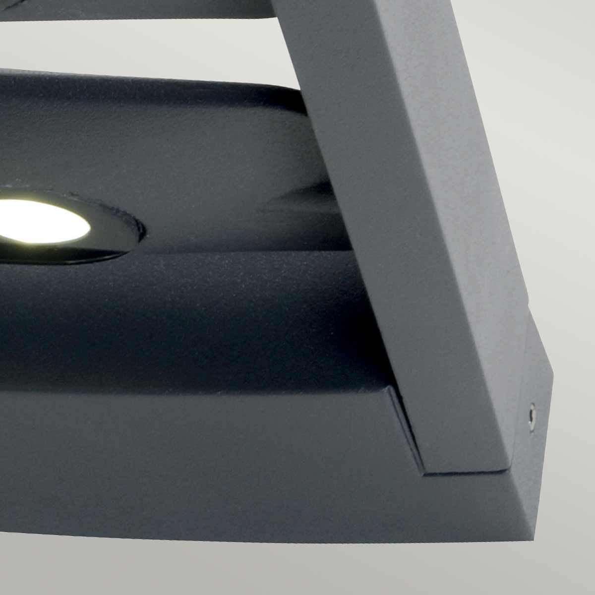 Sigmund 3/6Lt Wall Light - Graphite Integrated LED IP65