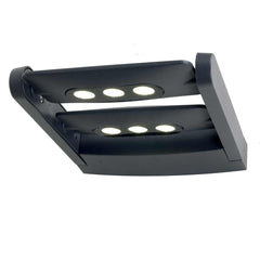 Sigmund 3/6Lt Wall Light - Graphite Integrated LED IP65