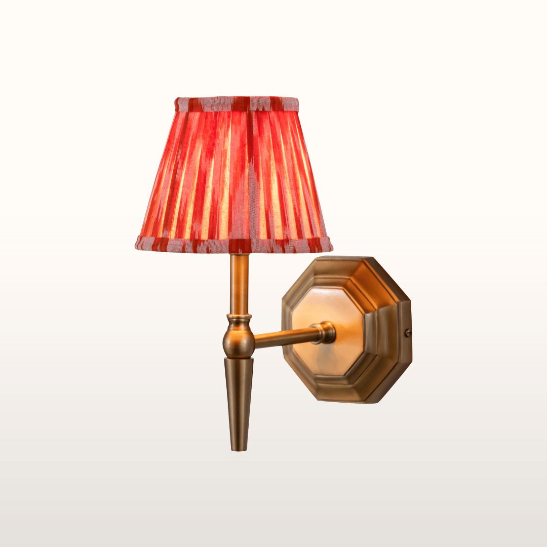 Single Brass Wall Light- Various Finishes