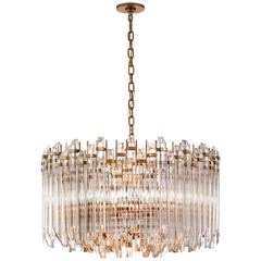 Adele Large Wide Drum Chandelier