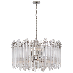 Adele Large Wide Drum Chandelier