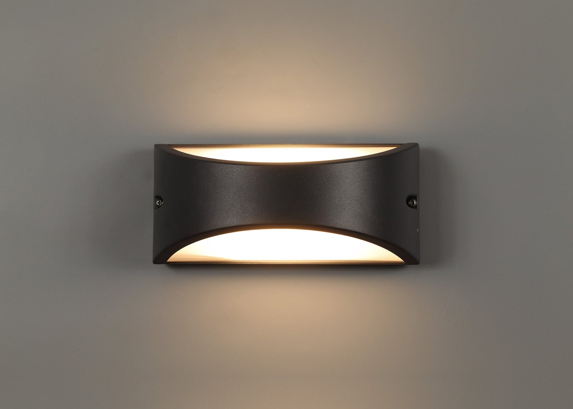 Skelly Wall Lamp, 10W LED, 3000K, IP54, Anthracite, 3yrs Warranty