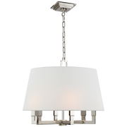 Square Tube Hanging Shade- Bronze/ Polished Nickel/ Antique Brass Finishes