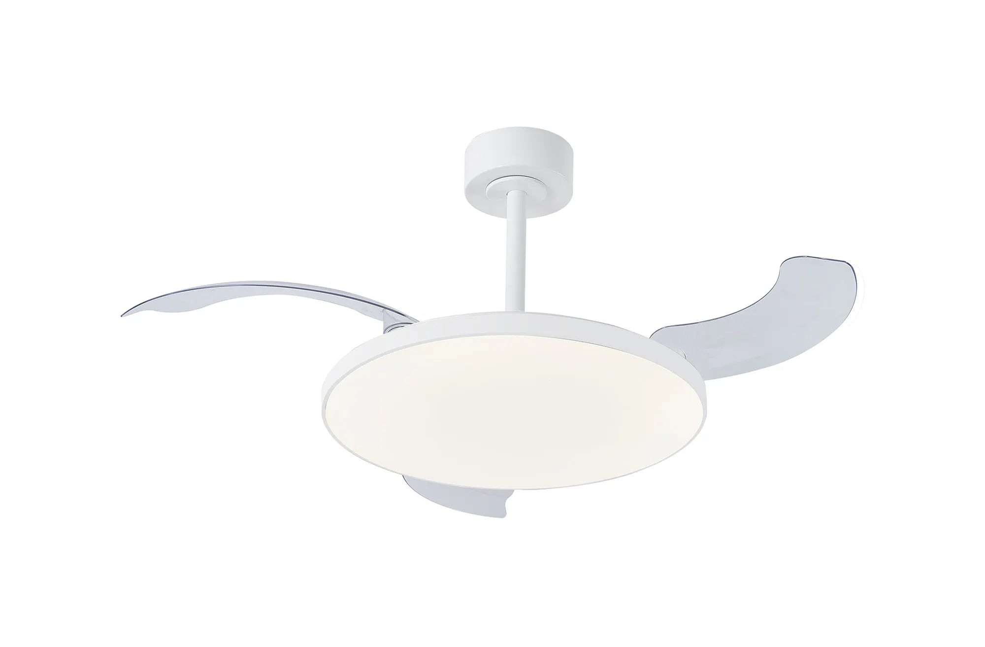 Slim LED Light Fan w/ Remote Control - Various Colours