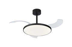 Slim LED Light Fan w/ Remote Control - Various Colours