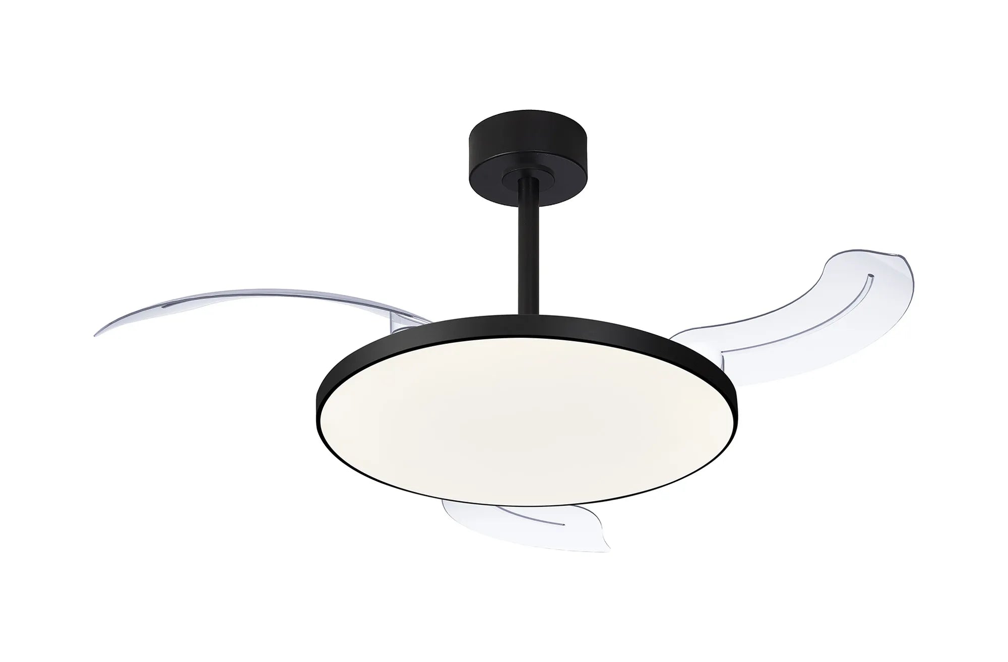 Slim LED Light Fan w/ Remote Control - Various Colours