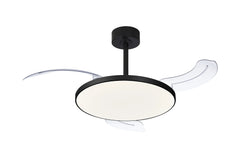 Slim LED Light Fan w/ Remote Control - Various Colours