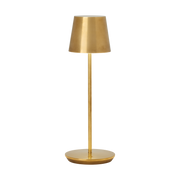 Nevis Accent Rechargeable Table Lamp- Black/ White/ Brass Finish