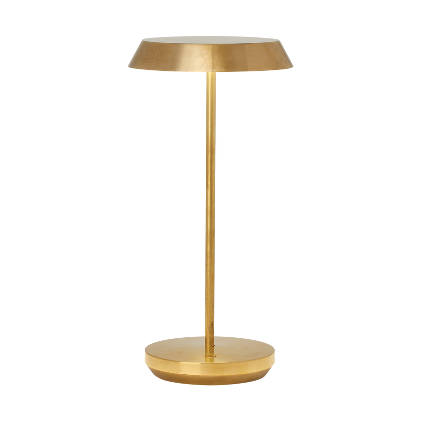 Tepa Accent Rechargeable Table Lamp- Black/ Brass/ White Finishes