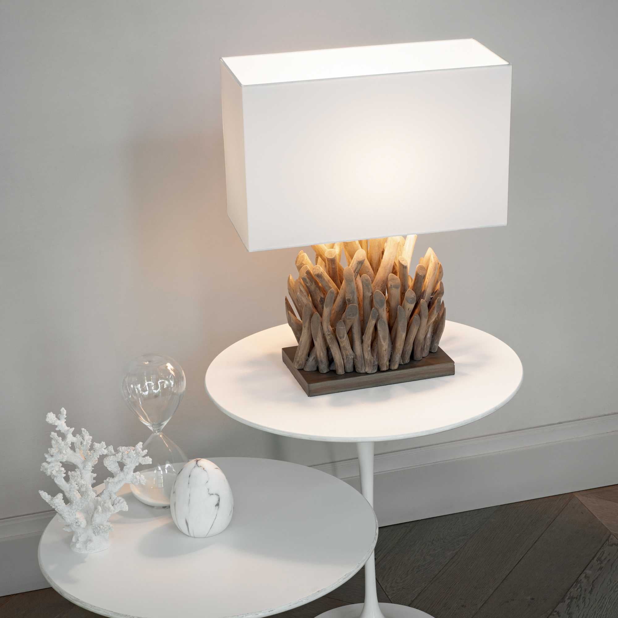 Snell Table Light Fitting - White - Cusack Lighting