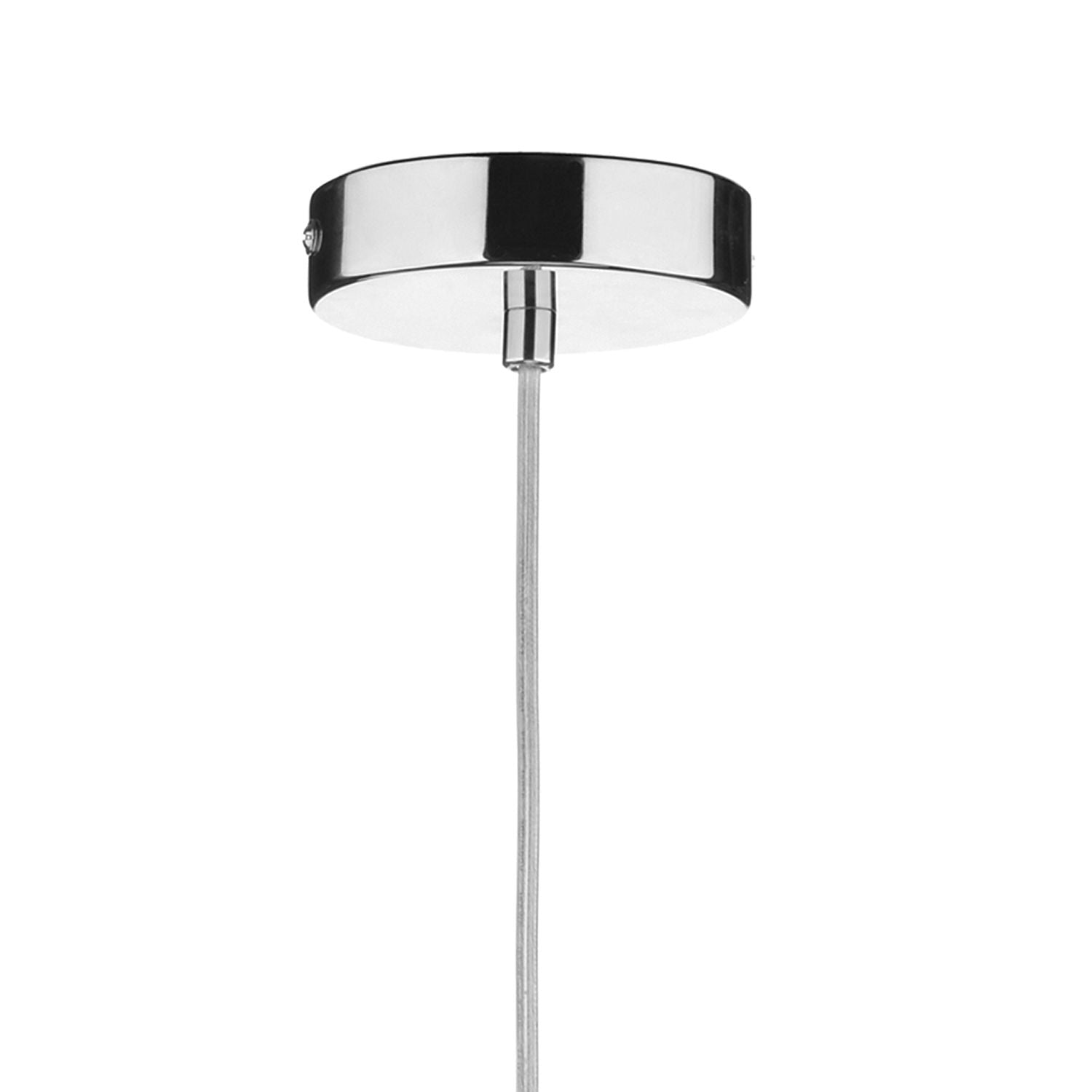 Soho 1 Light Pendant - Red/White/Black Finish
