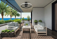 Soho LED Fan w/ App & Remote Control - Various Colours