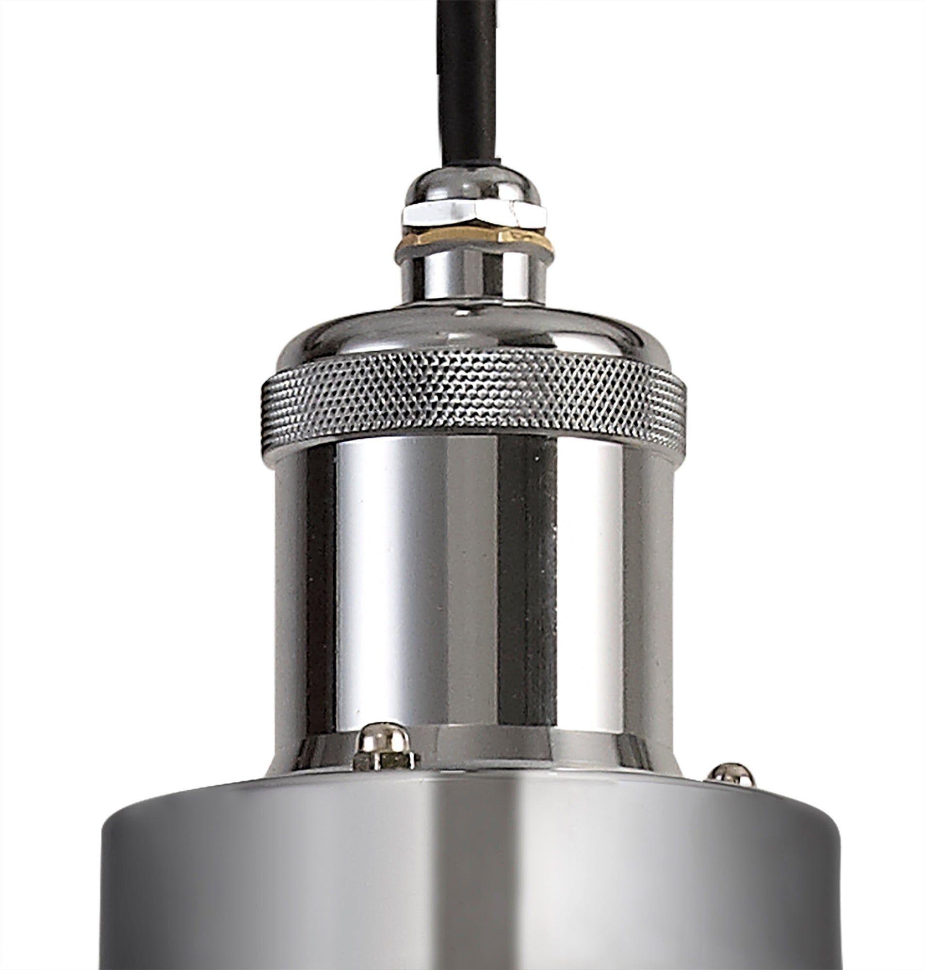Soiree 15cm Pendant 1 Light E27 IP65 Exterior Titanium Silver/Polished Chrome