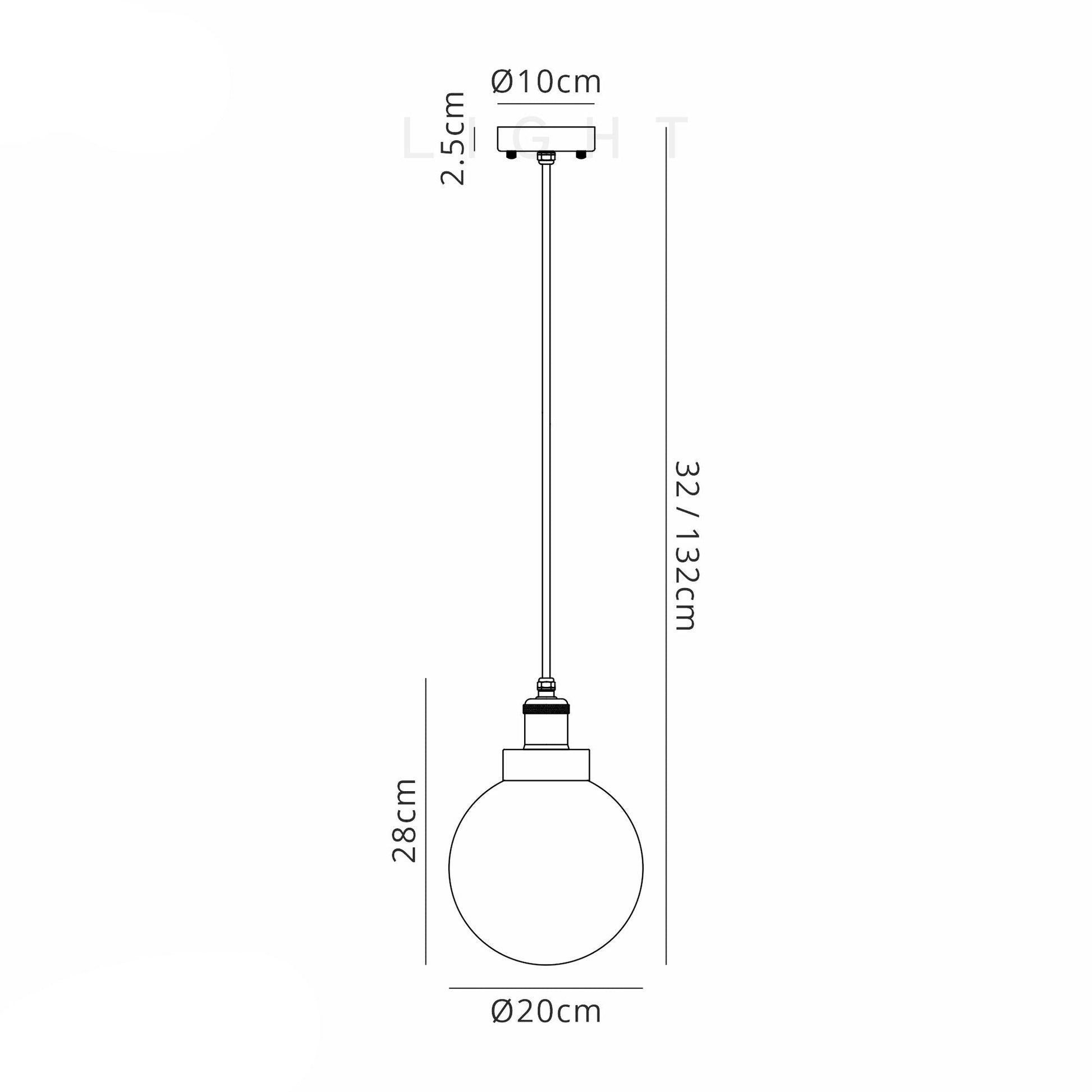 Soiree Outdoor Pendant IP65 - Titanium Silver & Polished Chrome Finish