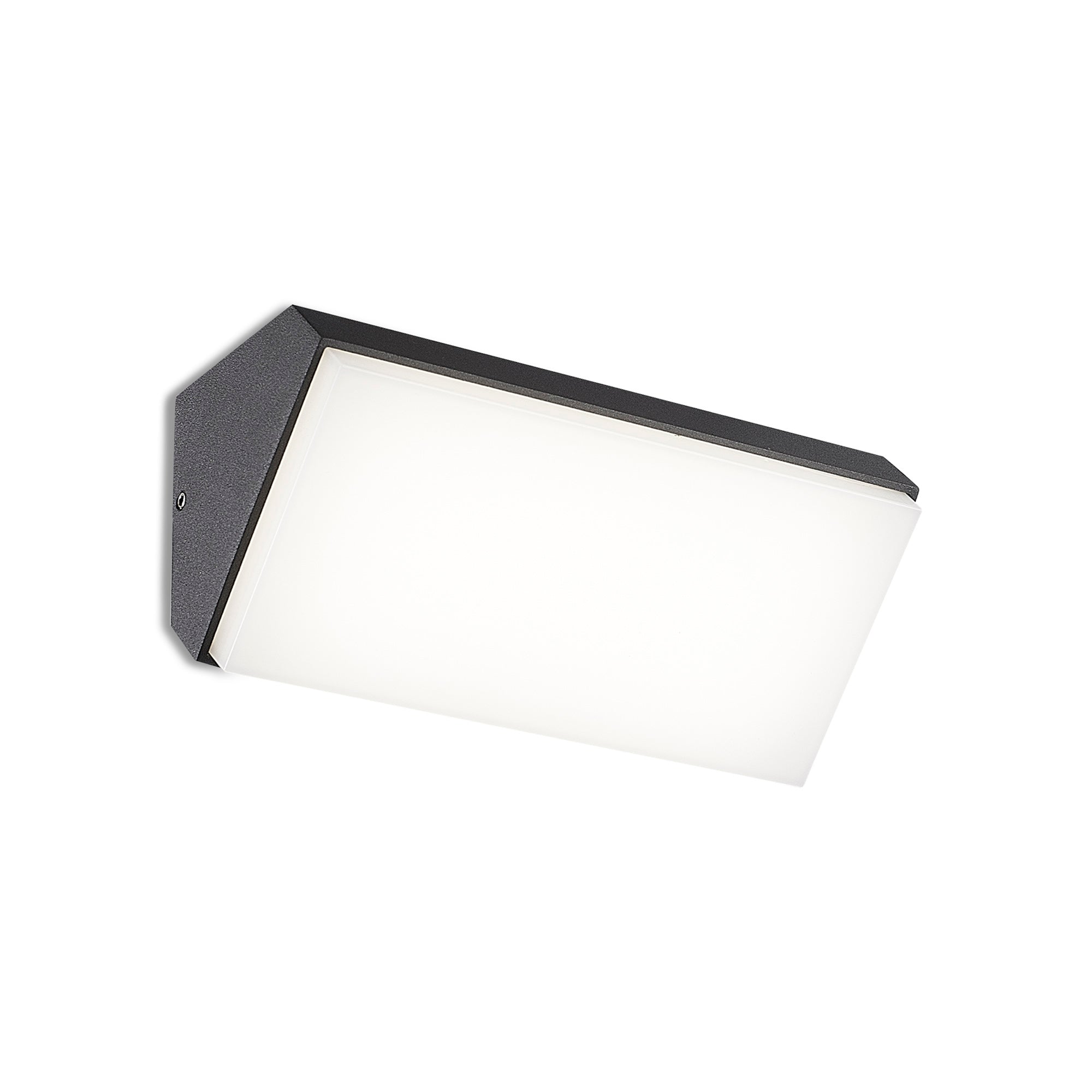 Solden Horizontal Wall Lamp,Small/Medium 9W LED, 3000K, 773lm, IP65, White/Dark Grey , 3yrs Warranty