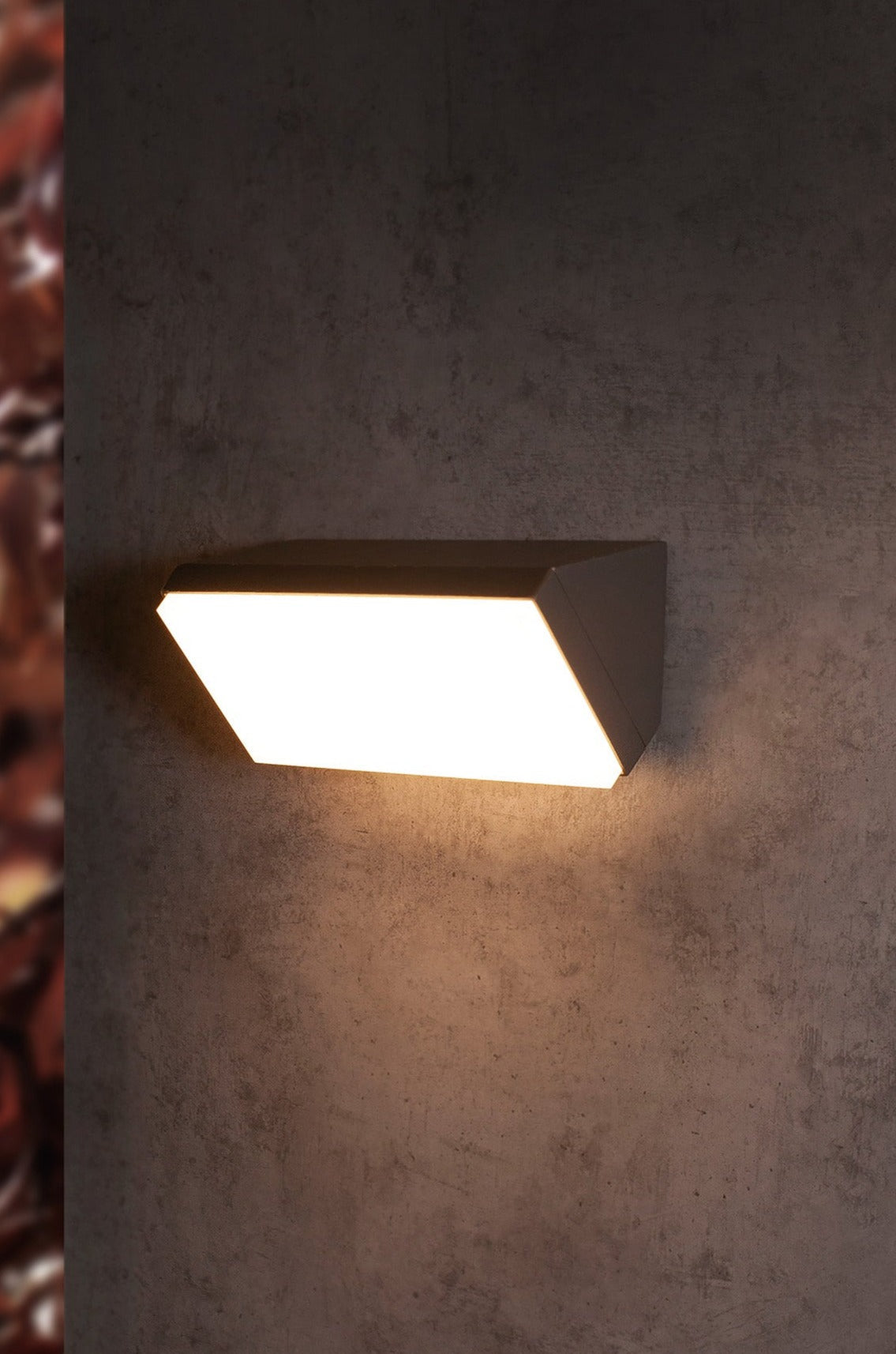 Solden Horizontal Wall Lamp,Small/Medium 9W LED, 3000K, 773lm, IP65, White/Dark Grey , 3yrs Warranty