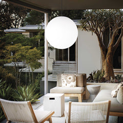 Sole Pendant Light IP44 - White Finish - Cusack Lighting