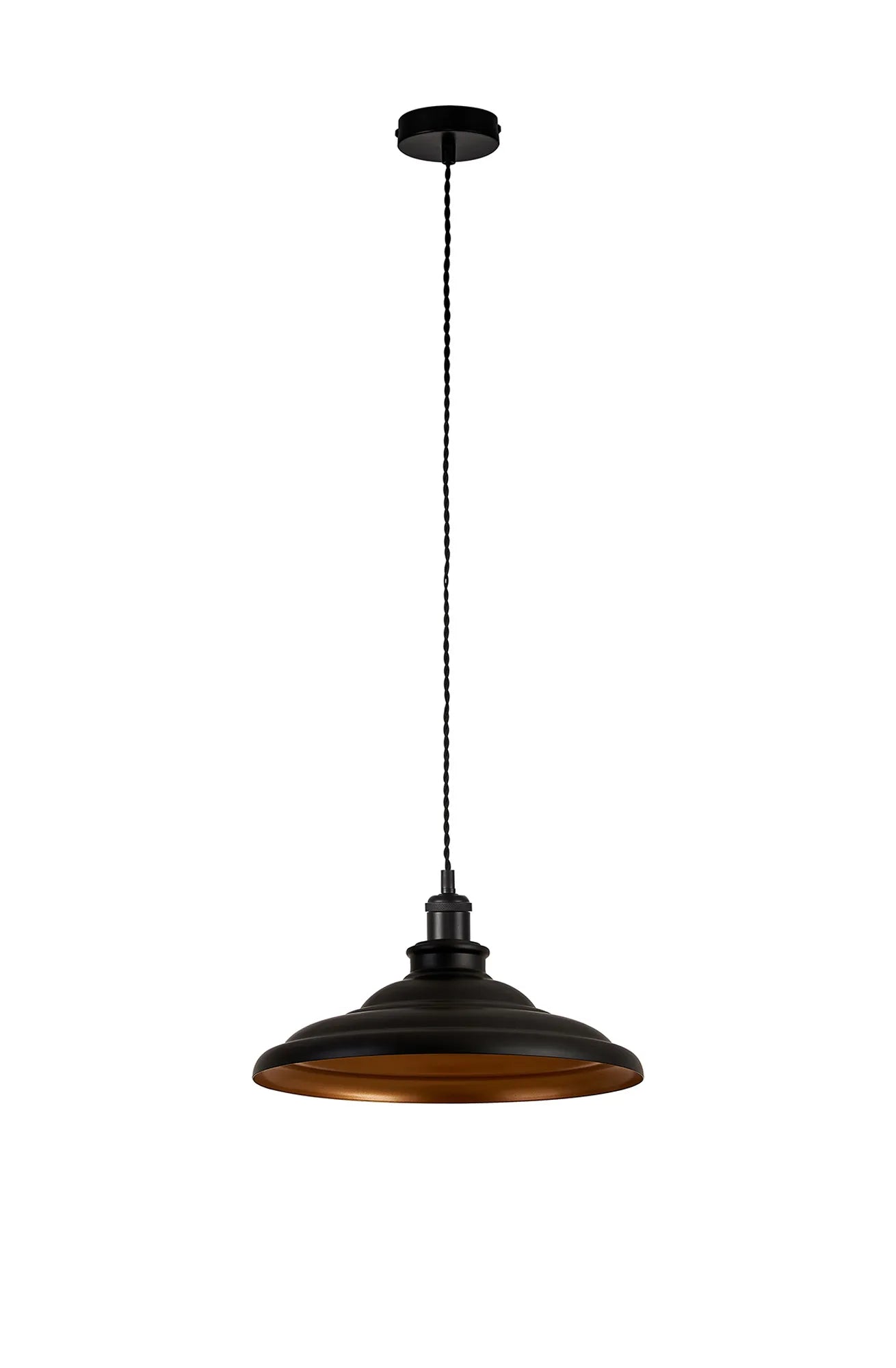 Sidley  1 Light Knurled Pendant- Various Colours