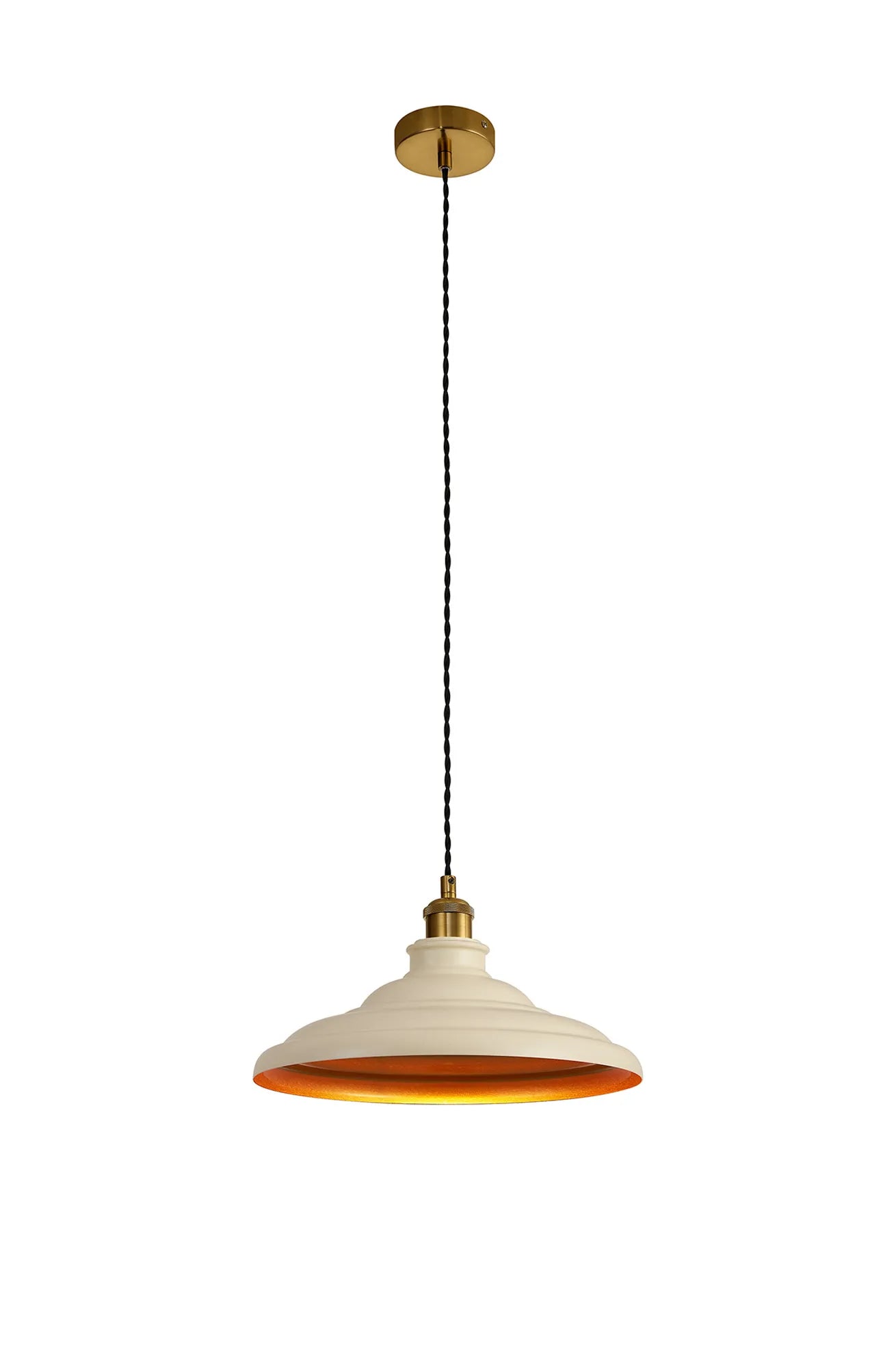 Sidley  1 Light Knurled Pendant- Various Colours