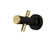 Sovera Switched Wall Light, 2 x 2W LED, 3000K, 560lm, Sand Black/Gold, 3yrs Warranty