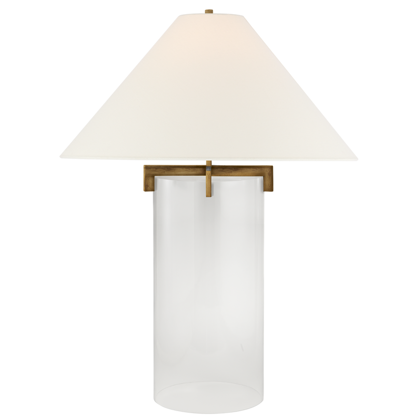 Brooks Table Lamp- Gilded Iron/ Aged Iron