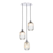 Racimo 3 Light Cluster Pendant In Various Finishes E27