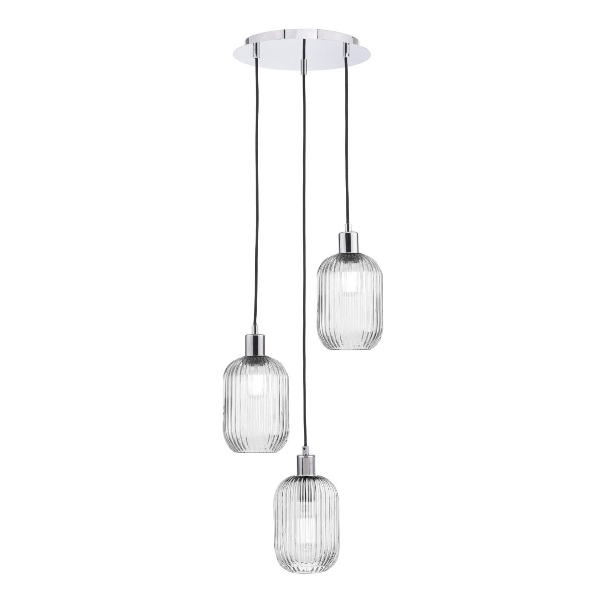 Racimo 3 Light Cluster Pendant In Various Finishes E27