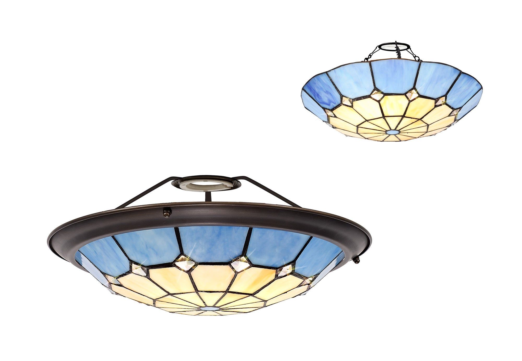Spectra, Tiffany 35cm Non-Electric Uplighter Shade