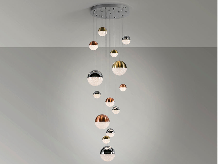 Sphere 14Lt Dimmable Led Ceiling Light- Various Finishes