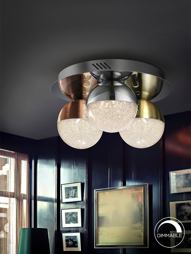Sphere LED Flush Light - Dimmable
