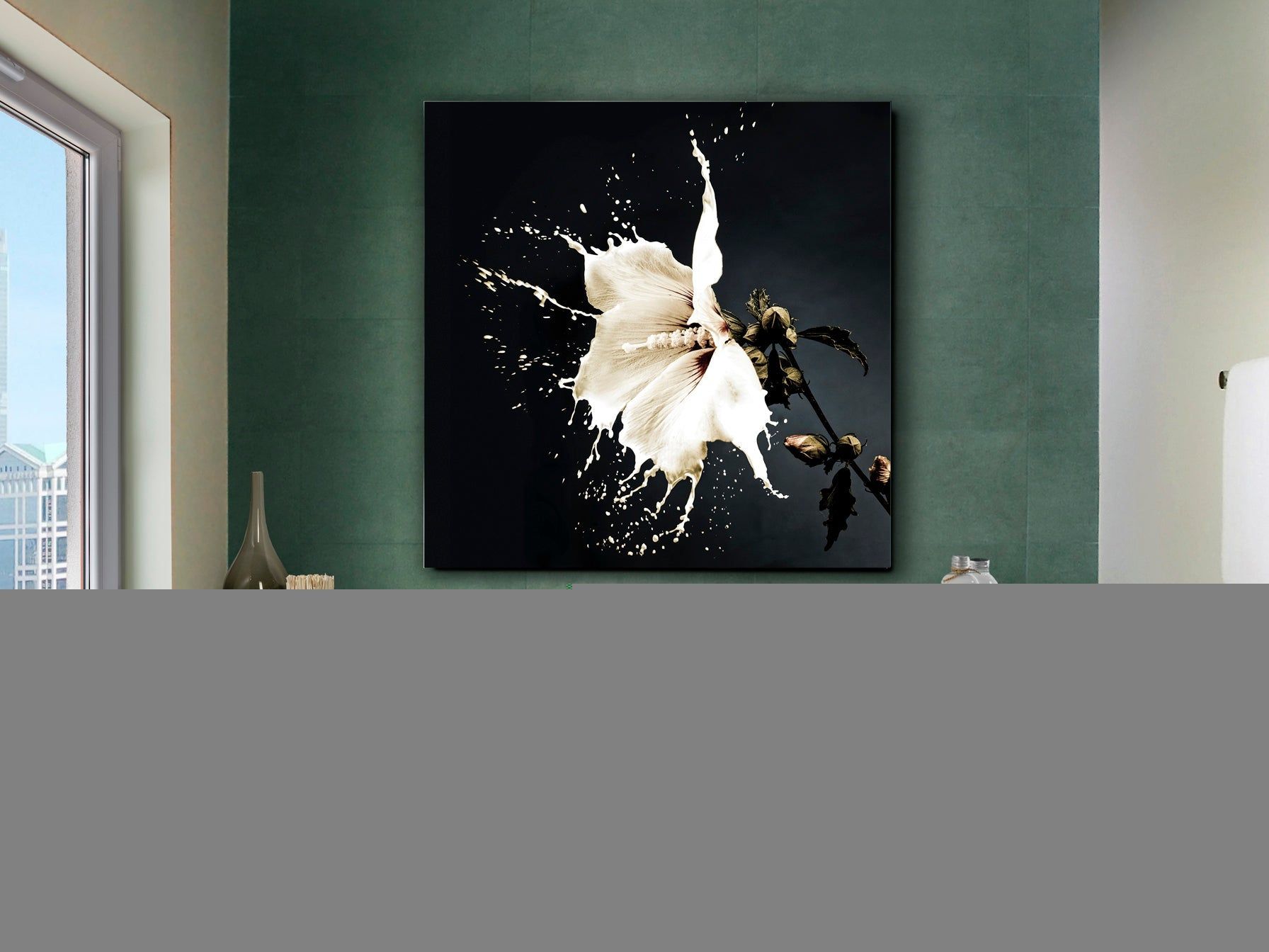 SPLASH Wall Art PHOTO 100x100