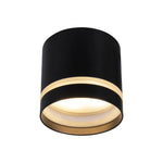 Split 8.4cm Spotlight Round, 1 Light GX53 (Max 12W, Not Included), White/ Black