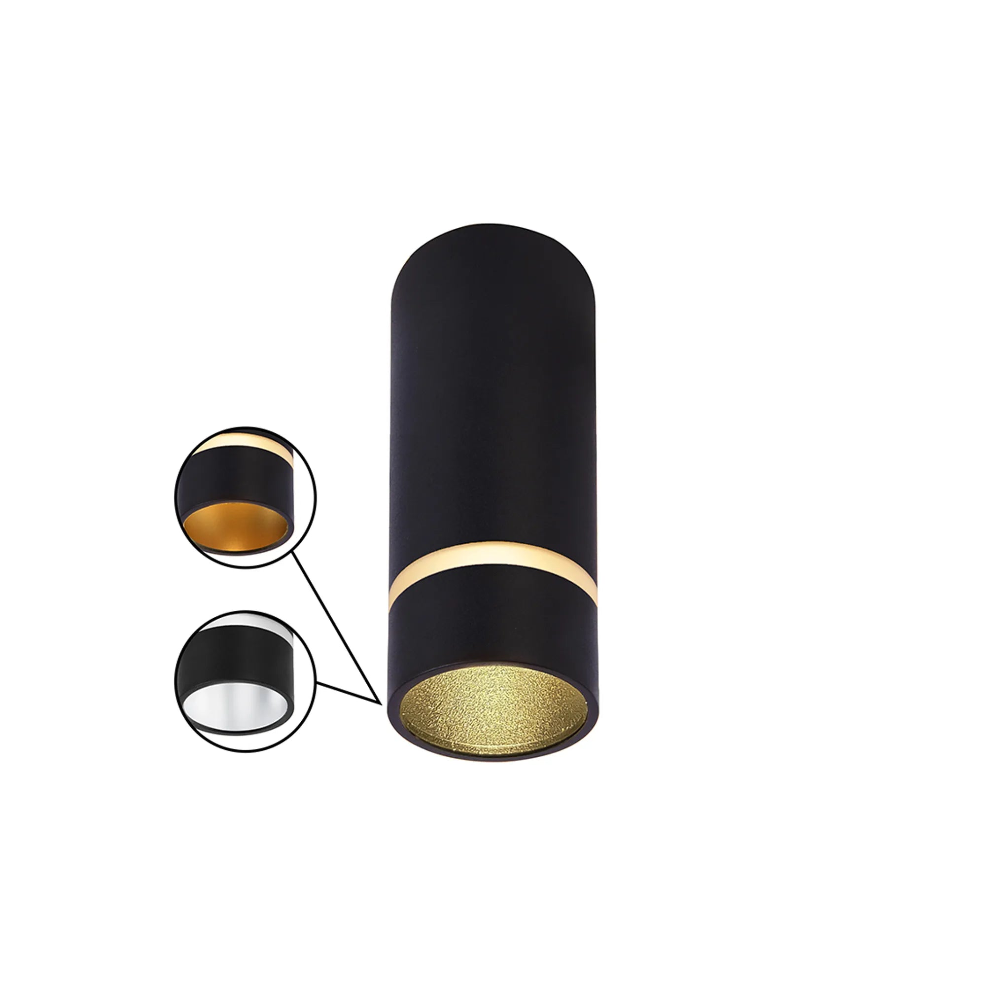 Split Spotlight, 1 Light  GU10- Various Sizes & Finishes